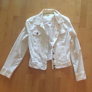White denim jacket